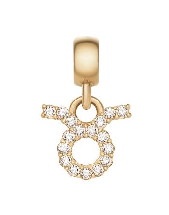 Daniel Wellington Pozlacený přívěsek s krystaly Býk Crystal Zodiac DW00400756