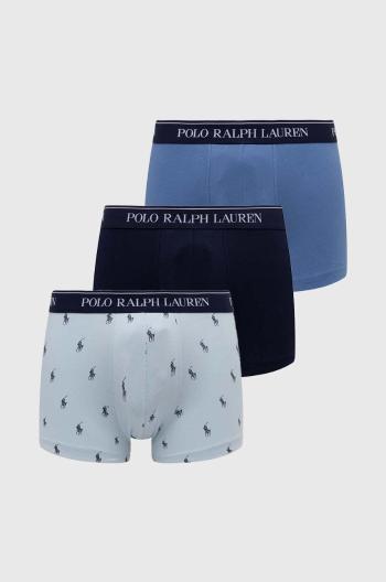 Boxerky Polo Ralph Lauren 3-pack pánské, šedá barva, 714830299