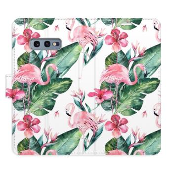 Flipové pouzdro iSaprio - Flamingos Pattern - Samsung Galaxy S10e