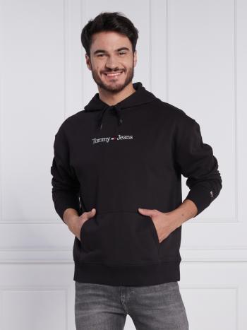 Tommy Jeans pánská černá mikina - M (BDS)