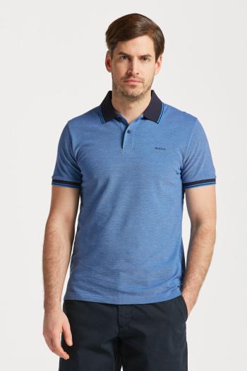 POLOKOŠILE GANT 4-COL OXFORD SS PIQUE DAY BLUE