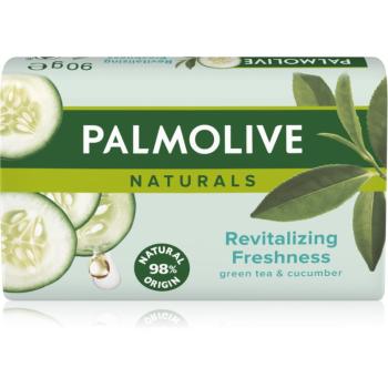 Palmolive Naturals Green Tea and Cucumber tuhé mýdlo se zeleným čajem 90 g