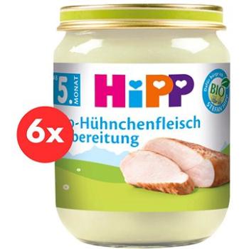 HiPP BIO Kuřecí maso - 6× 125 g (4062300266391)