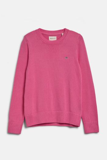 SVETR GANT CLASSIC COTTON C-NECK CANDY PINK