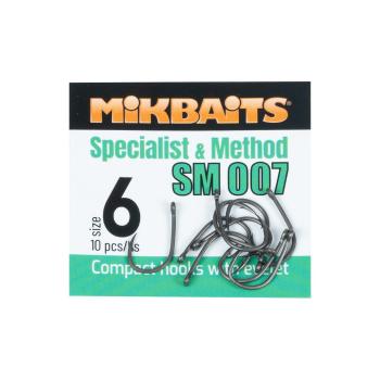 Mikbaits Háčky Specialist & Method SM 007 10ks - vel.6