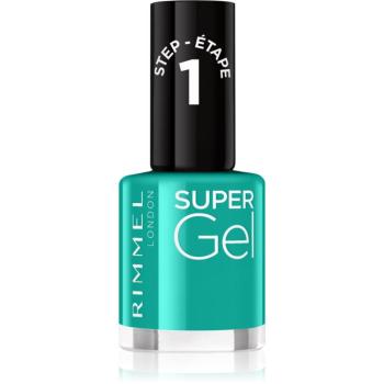 Rimmel Super Gel gelový lak na nehty bez užití UV/LED lampy odstín 098 Never Blue With You 12 ml