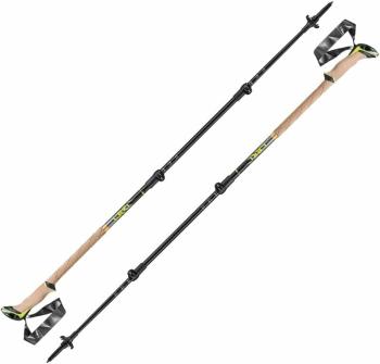 Leki Sherpa Dark Anthracite/Copper/Neon Yellow 110 - 145 cm Turistické hole