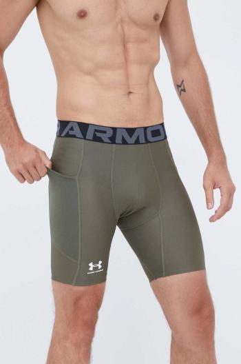 Tréninkové šortky Under Armour zelená barva, 1361596