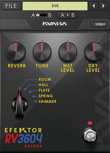 KUASSA Efektor RV3604 Reverb (Digitální produkt)