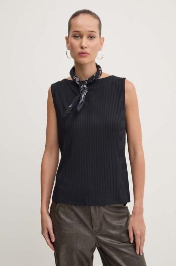 Top Abercrombie & Fitch dámský, černá barva, KI139-4638