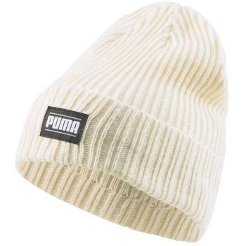 Puma RIBBED CLASSIC CUFF BEANIE Pletená čepice, béžová, velikost