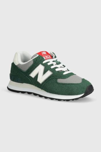 Sneakers boty New Balance 574 zelená barva, U574GNH