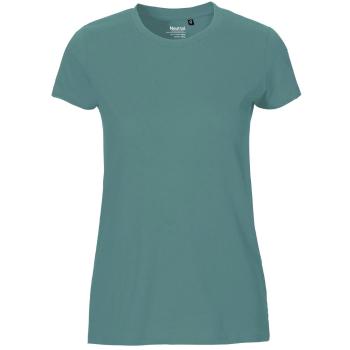 Neutral Dámské tričko Fit z organické Fairtrade bavlny - Teal | S