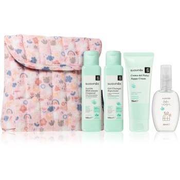 Suavinex Baby Care Essentials Set Pink cestovní sada pro děti