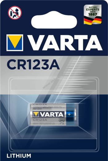 Varta fotó elem CR123A 1db/csom.