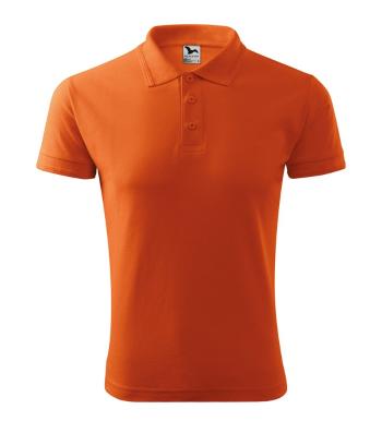 MALFINI Pánská polokošile Pique Polo - Oranžová | XXXL