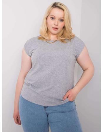 Dámská halenka plus size PENNY šedá