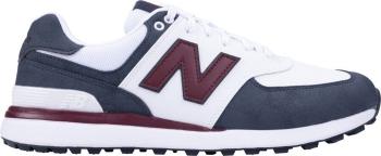New Balance 574 Greens V2 White/Navy/Red 42 Pánské golfové boty