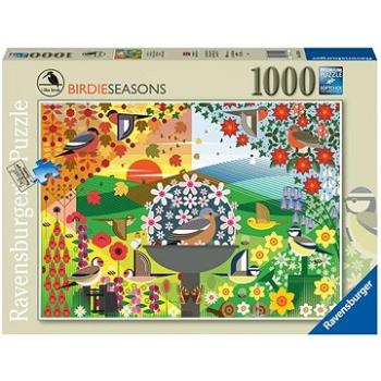 Ravensburger puzzle 164196 Ptačí sezona 1000 dílků  (4005556164196)