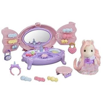 Sylvanian families Toaletní sada s příslušenstvím a česacím poníkem (5054131057049)