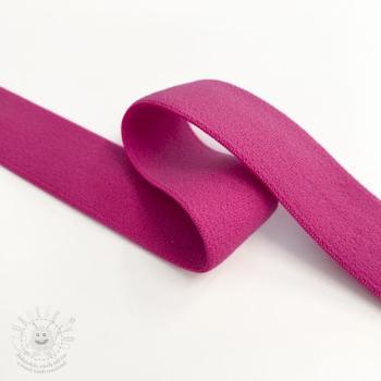 Guma hladká 2,5 cm fuchsia