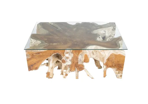 DEOKORK Teakový stolek BRANCH XXII