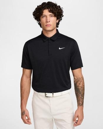 Nike Dri-Fit Tour Jacquard Mens Black/Black/White M Polo košile