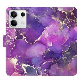 Flipové pouzdro iSaprio - Purple Marble - Xiaomi Redmi Note 13 5G