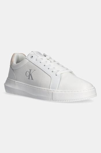 Sneakers boty Calvin Klein Jeans CHUNKY CUPSOLE LOW MG bílá barva, YM0YM01253