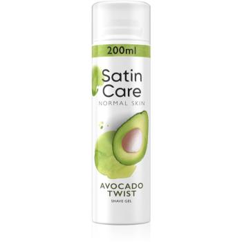 Gillette Satin Care Avocado Twist gel na holení pro ženy 200 ml