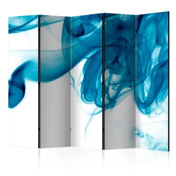 Paraván Blue smoke Dekorhome 225x172 cm (5-dílný)