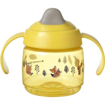 Tommee Tippee Superstar 4m+ hrnek pro děti Yellow 190 ml