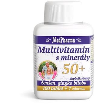 MedPharma Multivitamin s minerály 50+ - 107 tbl. (8594045475456)