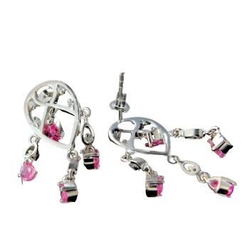 Stříbrné náušnice 14728