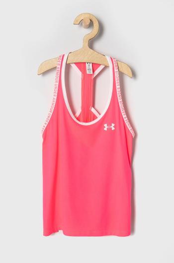 Dětský top Under Armour 1363374 růžová barva