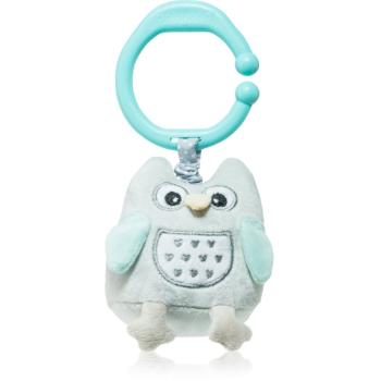 BabyOno Have Fun Musical Toy for Children kontrastní závěsná hračka s melodií Owl Sofia Blue 1 ks