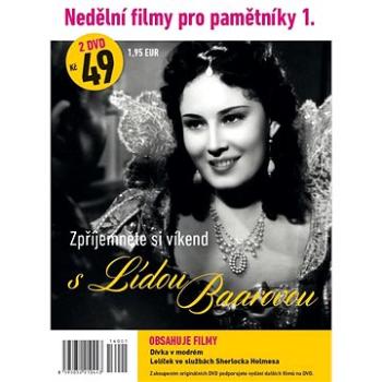 Nedělní filmy pro pamětníky 1: Lída Baarová (2DVD) - DVD (1095)