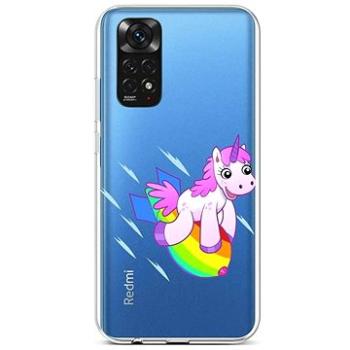 TopQ Kryt Xiaomi Redmi Note 11 silikon Flying Unicorn 71908 (Sun-71908)