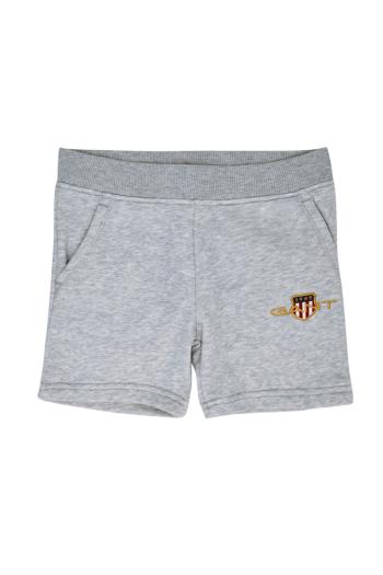 TEPLÁKOVÉ ŠORTKY GANT D1. ARCHIVE SHIELD SWEAT SHORTS LIGHT GREY MELANGE