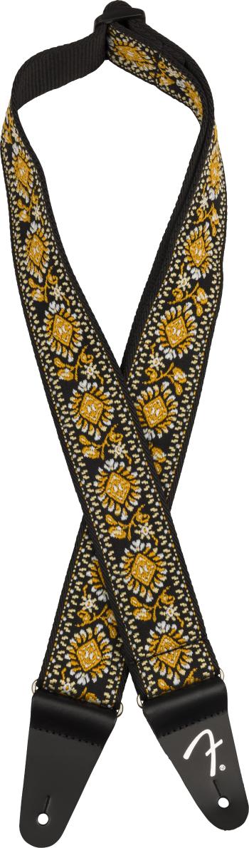 Fender Pasadena Woven Strap, Yellow Lotus, 2"