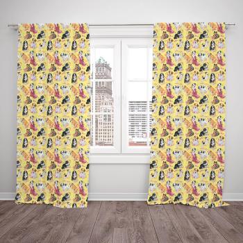 Závěsy Puppies (Rozměr : 140x250, Materiál: Interlock)