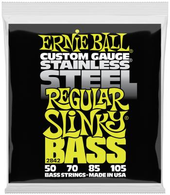 Ernie Ball 2842 Regular Slinky Stainless Steel Electric Bass 50-105