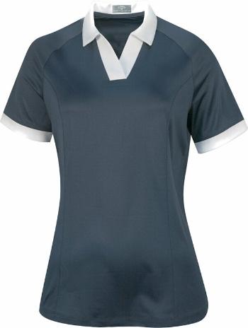 Callaway Womens Short Sleeve V-Placket Colourblock Odyssey Grey XL Polo košile