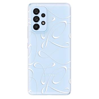 Odolné silikonové pouzdro iSaprio - Fancy - white - Samsung Galaxy A53 5G