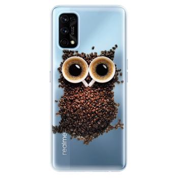 Odolné silikonové pouzdro iSaprio - Owl And Coffee - Realme 7 Pro