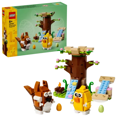LEGO® Iconic 40709 Jarní hřiště pro zvířátka