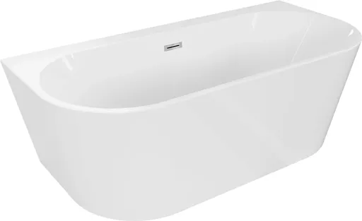 MEXEN OVAL+ volně stojící vana 170x80, bílá bez krytky přepadu a zátky 52681708000-SS