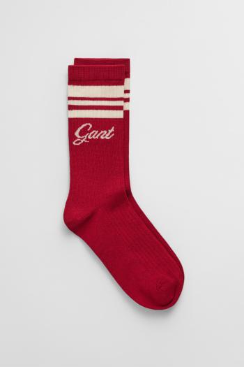 PONOŽKY GANT RIB SOCKS CHERRY RED