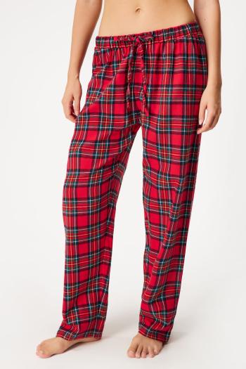 Festive Red flanel pizsamanadrág