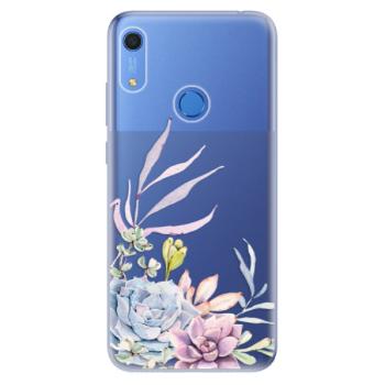 Odolné silikonové pouzdro iSaprio - Succulent 01 - Huawei Y6s